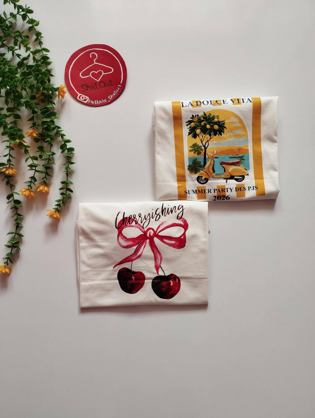 تیشرت باکسی summer نخپنبه سفید