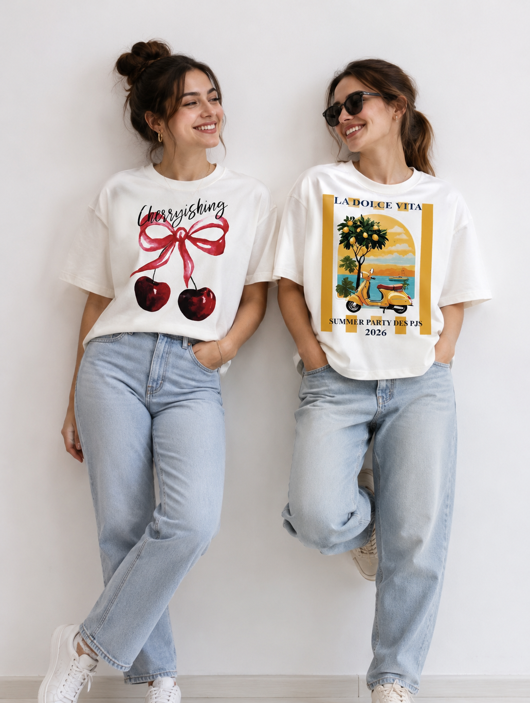 تیشرت باکسی summer نخپنبه سفید